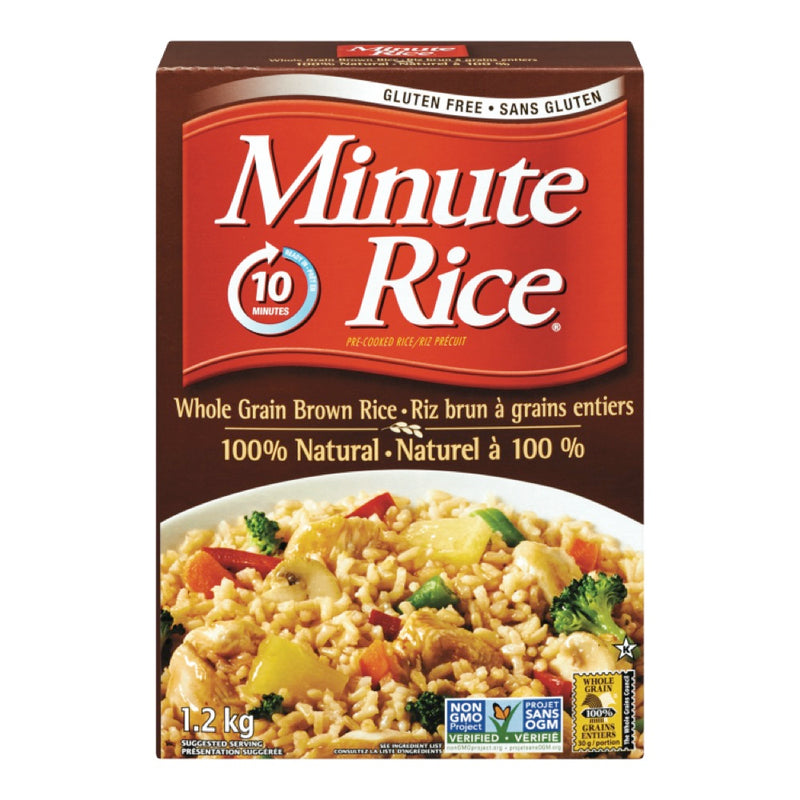 Minute Rice Whole Grain Brown Rice, 1.2 kg