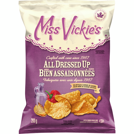 Miss Vickie's All Dressed Up Chips, 200 g