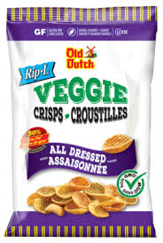 Old Dutch Rip-L Veggie Crisps All Dressed