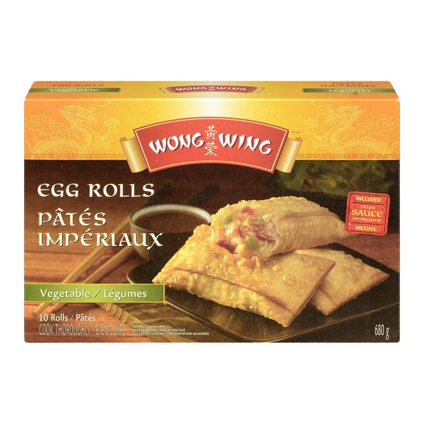 Wong Wing Vegetable Egg Rolls, 10 ct