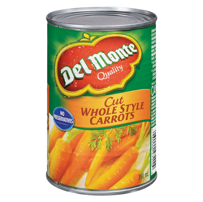 Del Monte Cut Whole Style Carrots, 398 mL