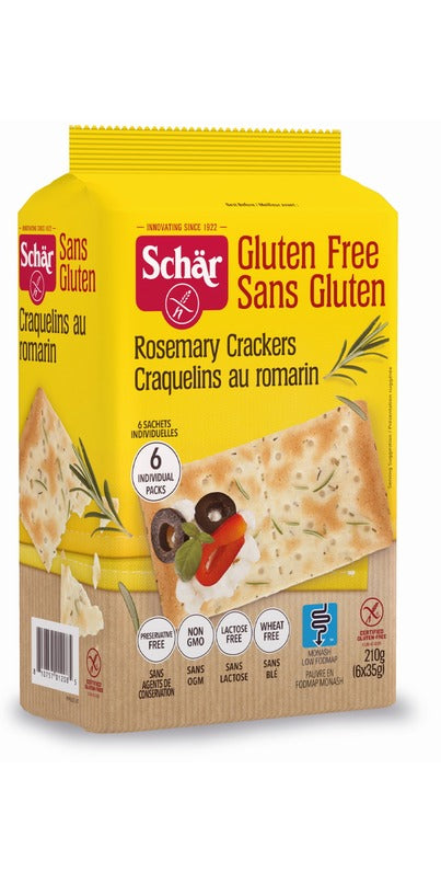 Schär Rosemary Crackers, 210 g