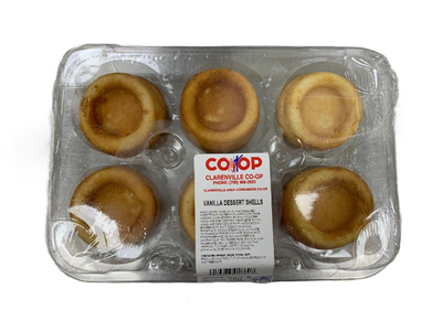 Vanilla Dessert Shells, 6 pk