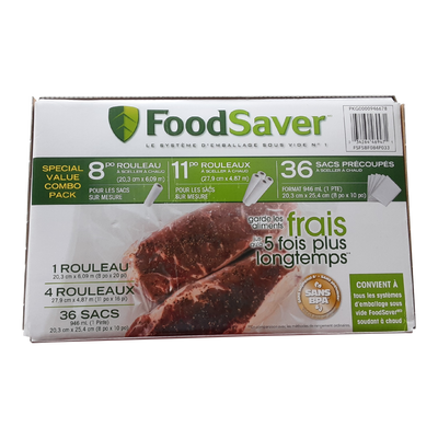 Foodsaver Freezer Bags, 36 ct