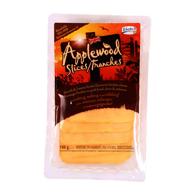 Applewood, Cheddar Cheese Slices, 180 g