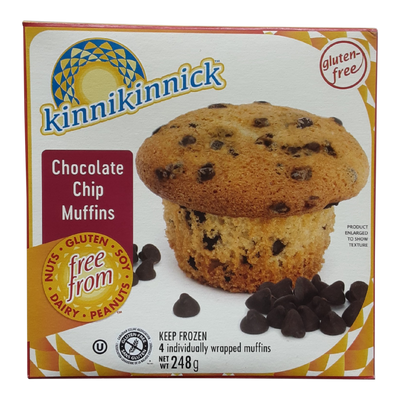 Kinnikinnick Gluten Free Chocolate Chip Muffins, 248 g