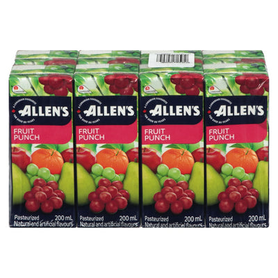 Allen's Fruit Punch Juice Boxes, 8 x 200 mL