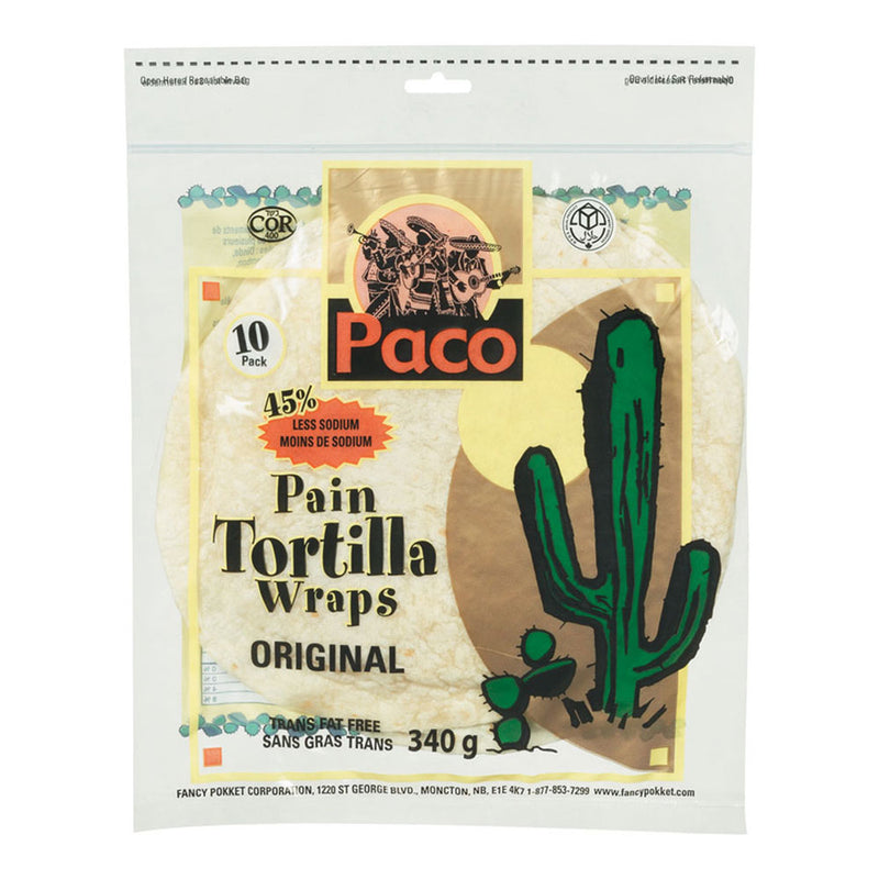 Paco Original Tortilla Wraps, 340 g