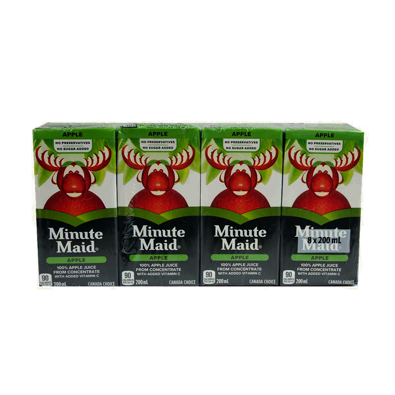 Minute Maid Apple Juice Boxes, 8 x 200 mL