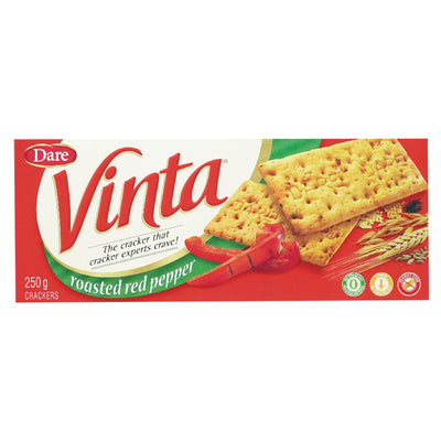 Dare Vinta Roasted Red Peppers Crackers, 250 g