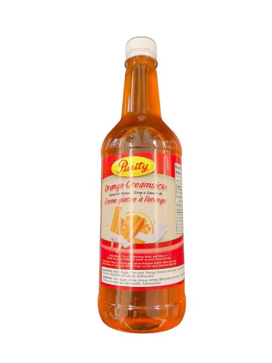 Purity Syrup Orange Creamsicle, 750 mL