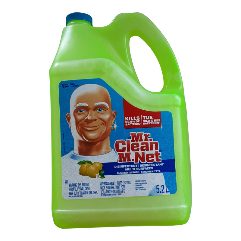 Mr. Clean Disinfectant Summer Citrus, 5.2 L