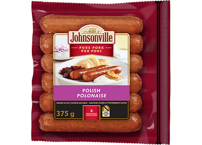 Johnsonville Pure Pork Polish, 375 g