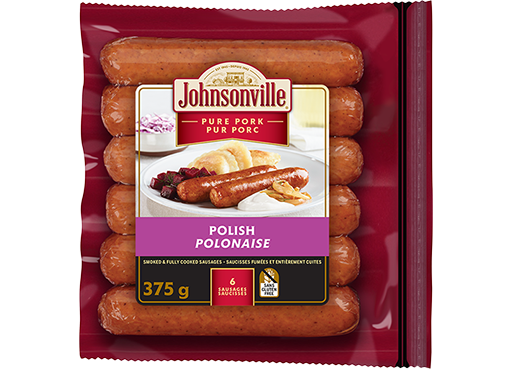 Johnsonville Pure Pork Polish, 375 g