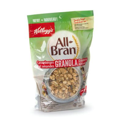 Kellogg's All-Bran Granola Cranberry Almond, 1 ct