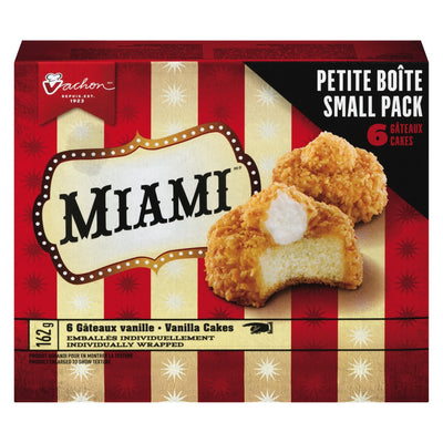 Miami Vanilla Cakes, 6 count, 162 g