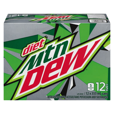 Diet Mountain Dew, 12 x 355mL