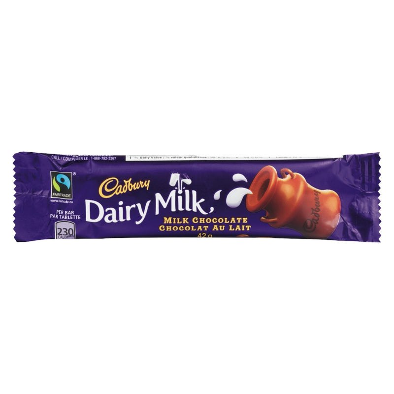 Cadbury Dairy Milk Milk Chocolate Bar, 42 g