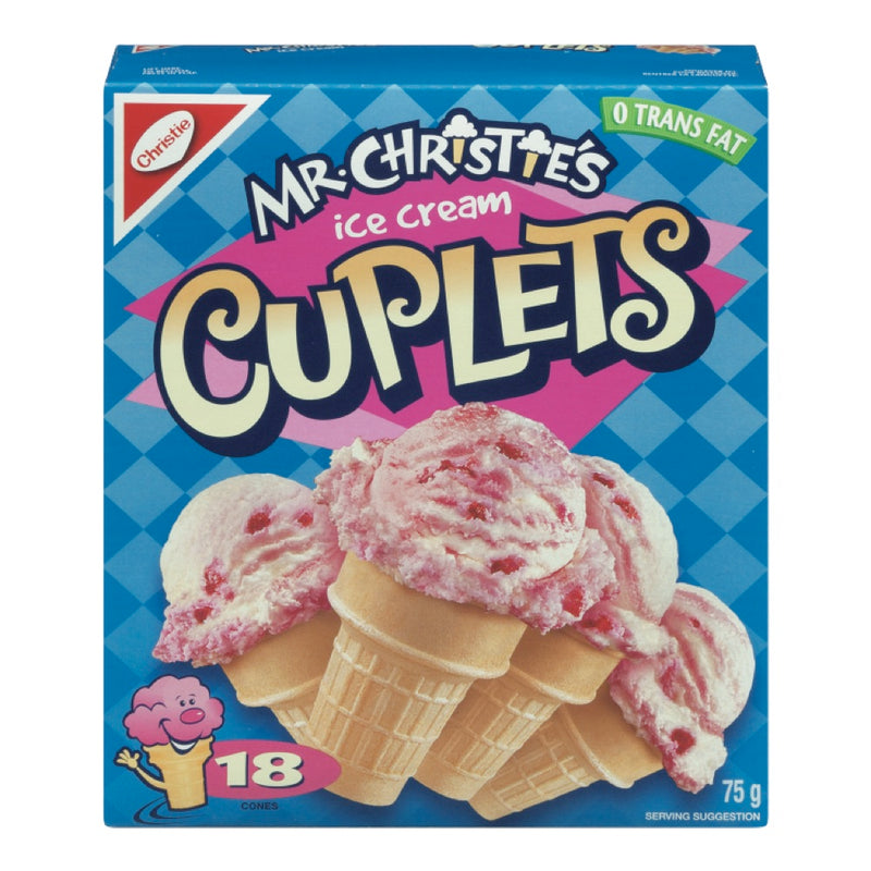 Christie Mr. Christie's Ice Cream Cuplets, 75 g