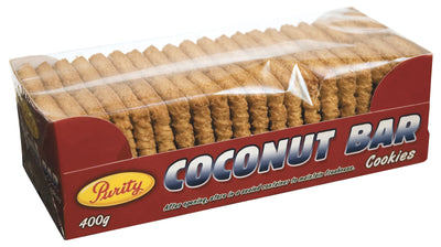 Purity Coconut Bar Cookies, 400 g