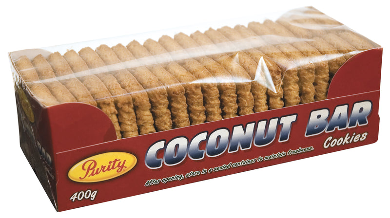 Purity Coconut Bar Cookies, 400 g