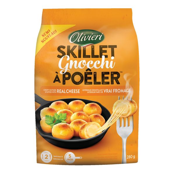 Olivieri Skillet Gnocchi Stuffed with Cheese, 280 g