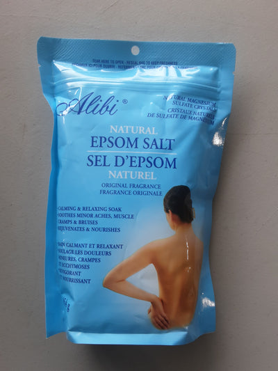 Alibi Natural Epsom Salt, 454 g