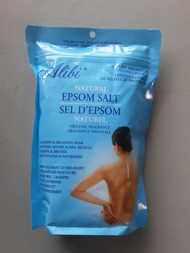 Alibi Natural Epsom Salt, 454 g