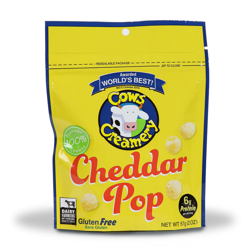 Cows Creamery Cheddar Pop, 57 g