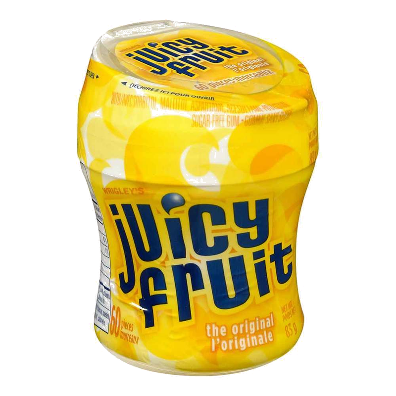 Wrigley's Juicy Fruit Sugar-Free Gum, 60 pieces