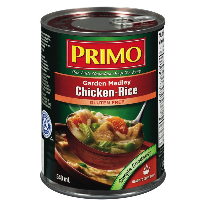 Primo Garden Medley Chicken-Rice Soup, 525 mL