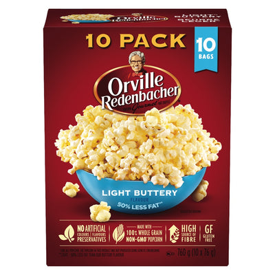 Orville Redenbacher's Light Buttery, 10 count, 760 g