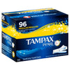 Tampax Plastic Regular Absorbency Unscented Tampons, 96 tampons