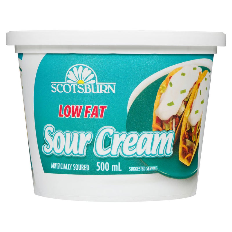 Scotsburn Low Fat Sour Cream, 500 mL
