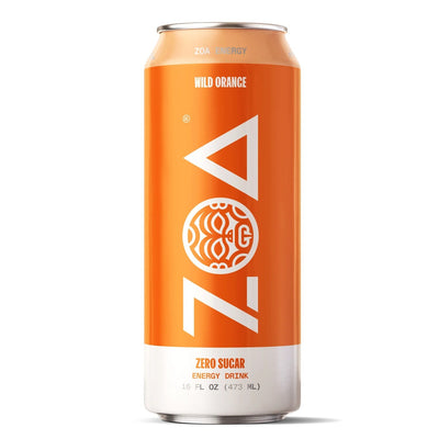 Zoa Wild Orange Zero Sugar Energy Drink, 473 mL