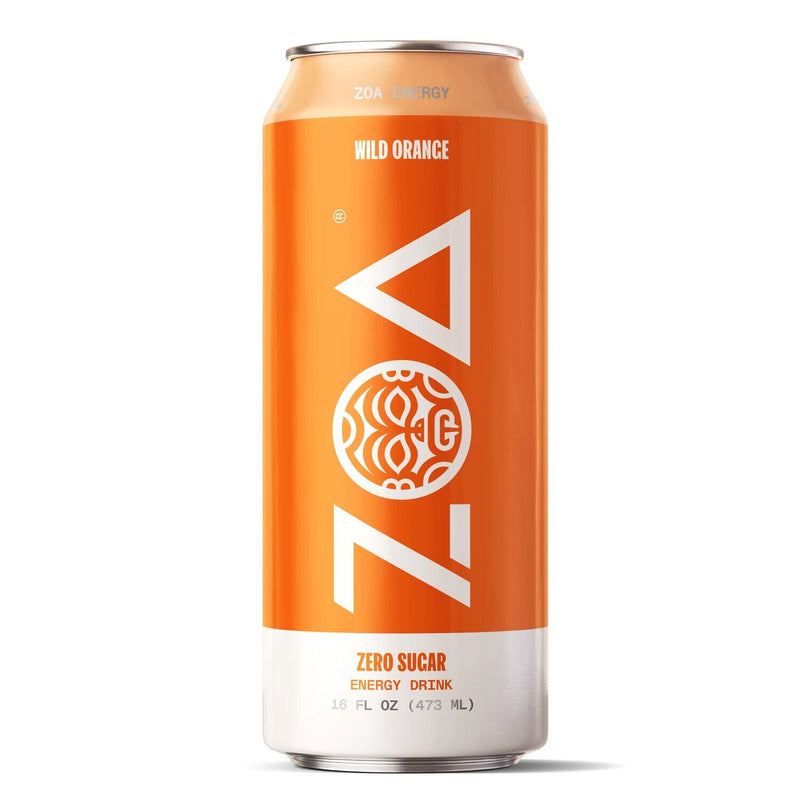 Zoa Wild Orange Zero Sugar Energy Drink, 473 mL