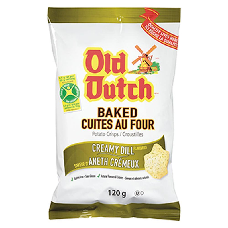 Old Dutch Creamy Dill Baked Potato Crisps, 120 g