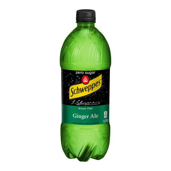 Schweppes Ginger Ale Zero Sugar, 1L