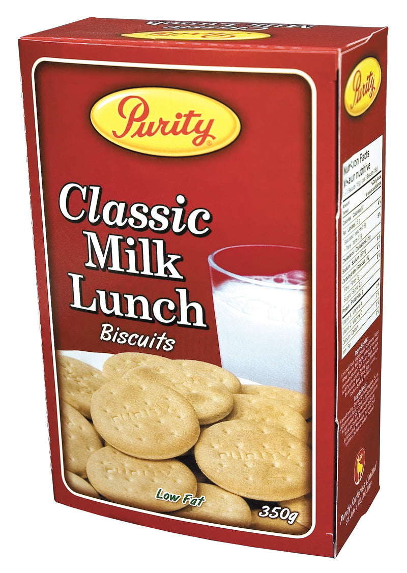 Purity Classic Milk Lunch Biscuits, 350 g