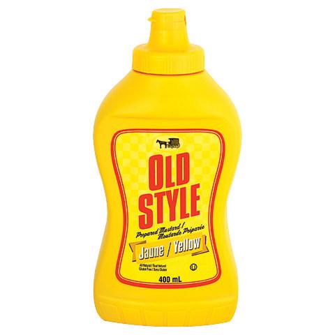 Old Style Prepared Mustard Yellow, 400 mL