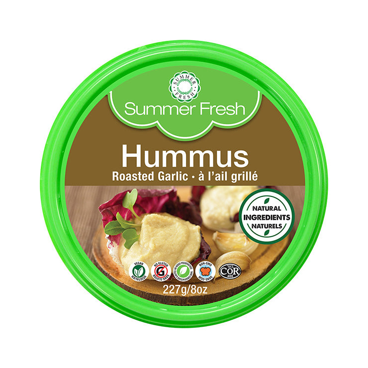 Summer Fresh Roasted Garlic Hummus, 227 g