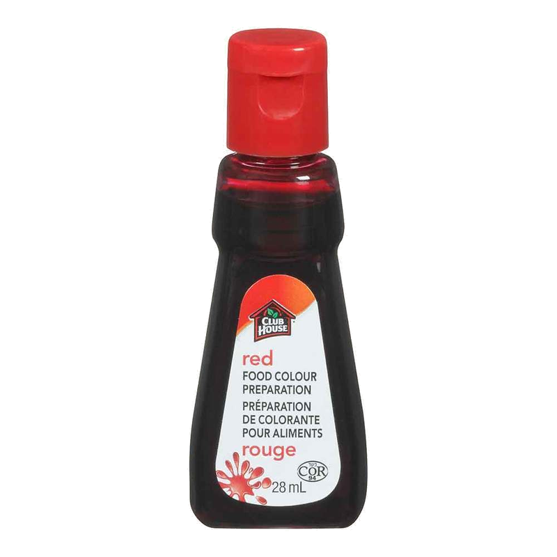 Club House Red Food Colouring, 28 mL