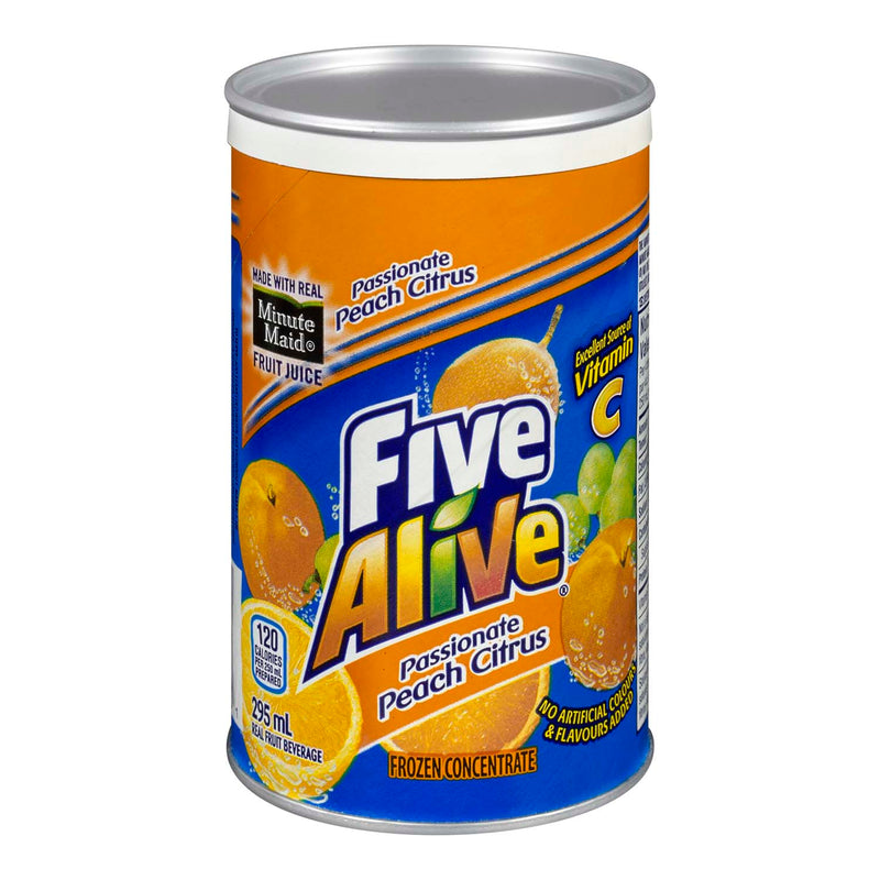 Five Alive Passionate Peach Citrus Frozen Juice, 295 mL