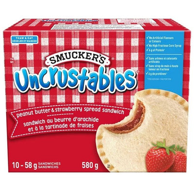 Smucker's Uncrustables Peanut Butter & Strawberry, 4 x 58 g
