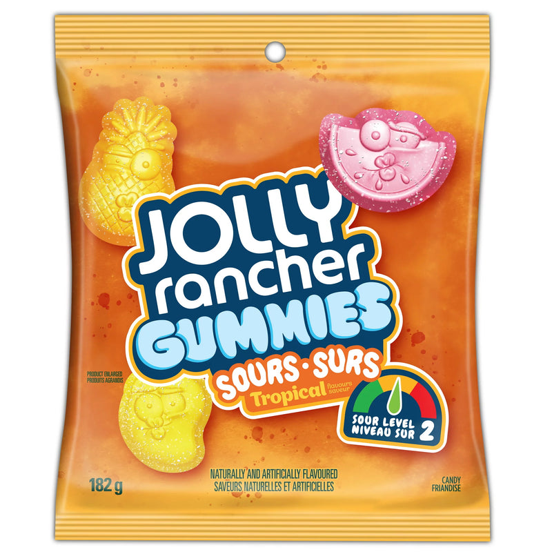 Jolly Rancher Sour Tropical Gummies, 182 g