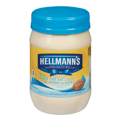 Hellmann's 1/2 The Fat Mayonnaise, 445 mL