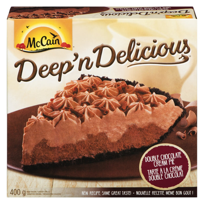 McCain Deep'n Delicious Double Chocolate Cream Pie, 400 g