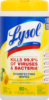 Lysol Disinfecting Wipes Lemon, 80 count, 558 g