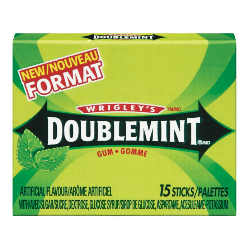 Wrigley's Doublemint Gum, 15 pieces