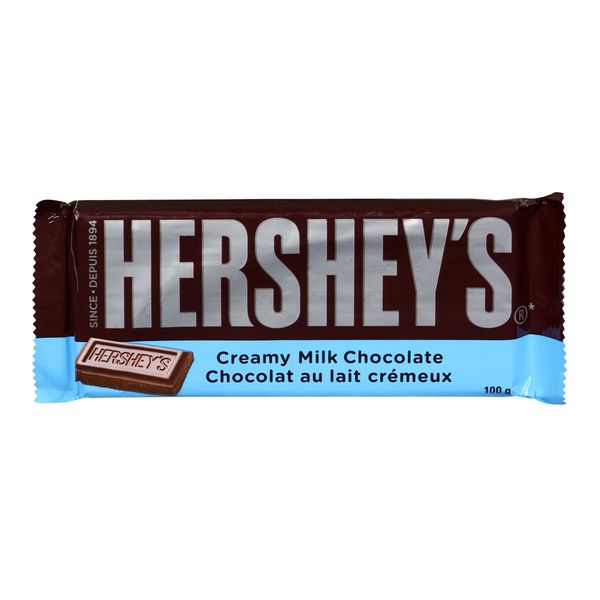 Hershey's Creamy Milk Chocolate Bar, 100 g